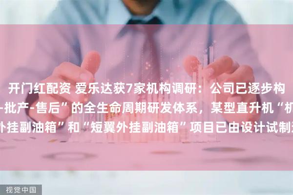 开门红配资 爱乐达获7家机构调研：公司已逐步构建起“预研-设计-定型-批产-售后”的全生命周期研发体系，某型直升机“机腹外挂副油箱”和“短翼外挂副油箱”项目已由设计试制逐步转小批量生产（附调研问答）